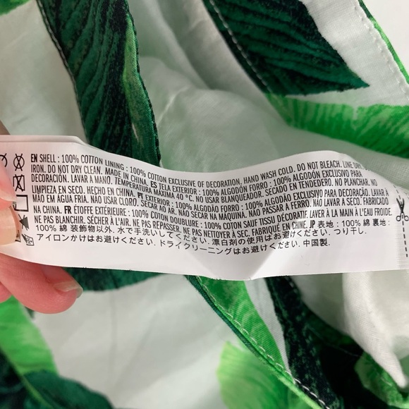 NWT Forever 21 Tropical Leaf Tiered Maxi Skirt - Picture 8 of 8